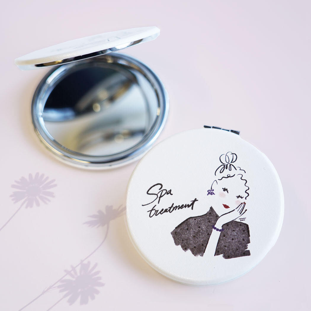 Nozomi Yuasaさんのイラスト入り オリジナルミラープレゼント