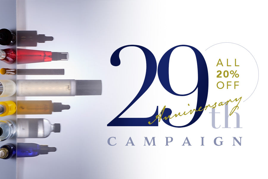【終了】【20%OFF】29th ANNIVERSARY CAMPAIGN