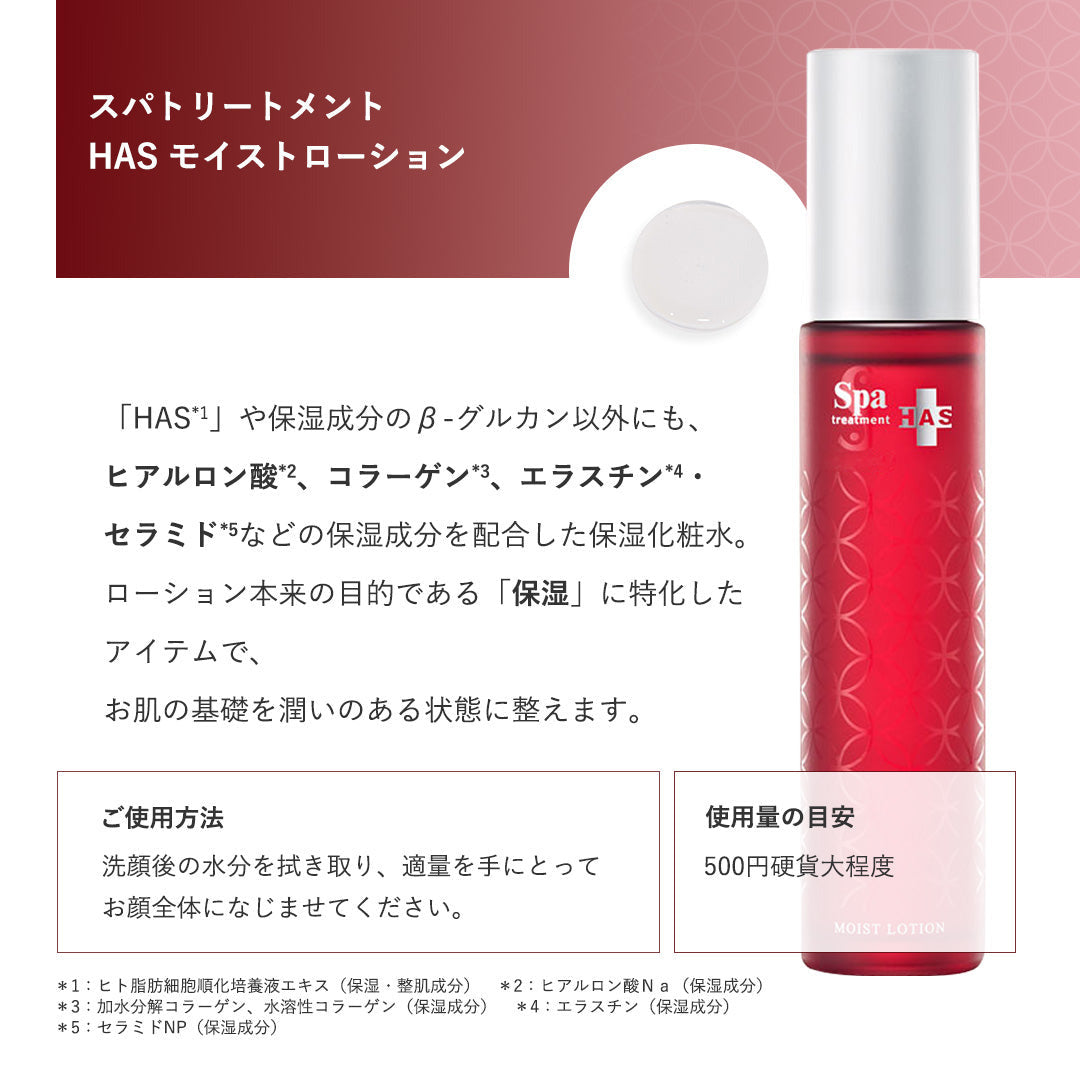 スパトリートメント HAS モイストローション – Spa treatment